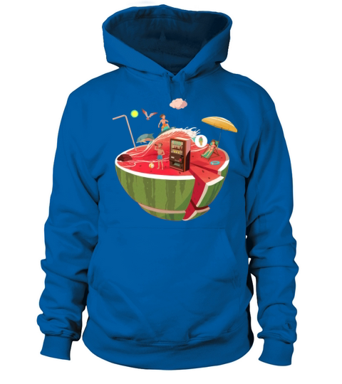Watermelon Beach Women's Hoodie