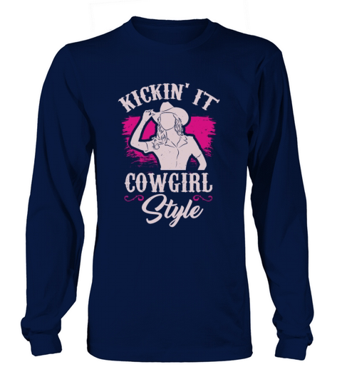 Funny Line Dance Design Kickin Men's Long Sleeve