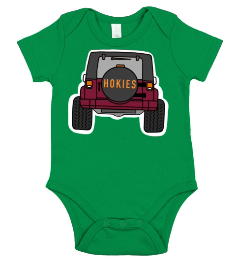 Hokie Jeep Short Sleeve Baby One-Piece
