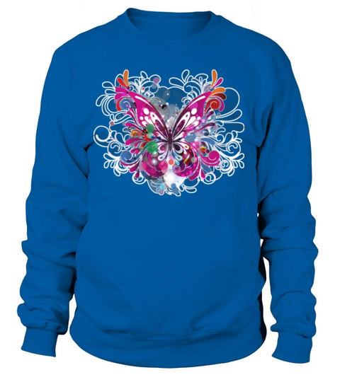 Purple Butterfly Butterfly Lovers Women's Sweatshirt