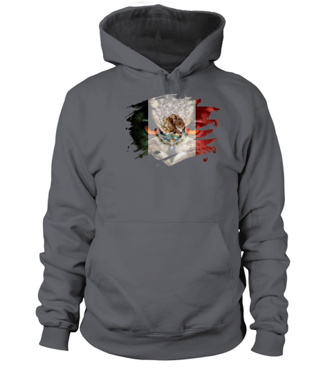 Mexico Flag and Menacing Owl Women's Hoodie
