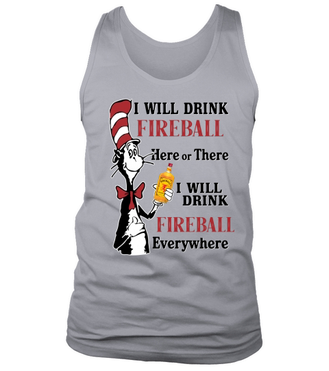 Dr Seuss I will drink Fireball Whiskey here or there - Baby Onesie Tank Top Unisex