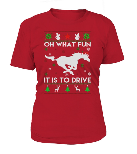 Mustang-Oh What Fun It Is To Drive T-Shirt Woman