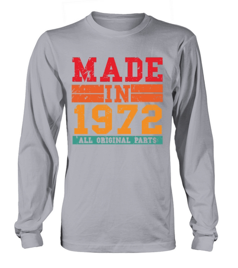 1972 Birthday Vintage Saying Women's Long Sleeve