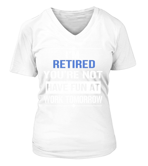 Retired T-Shirt For Grandparents. Gift Ideas From Grandkids V-neck T-Shirt Woman