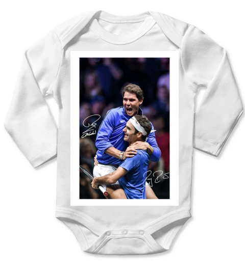 Roger Federer Tenis Long Sleeve Baby One-Piece