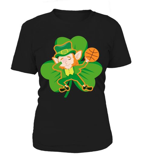 Dabbing Leprechaun Basketball Funny St Patricks Women's T-Shirt