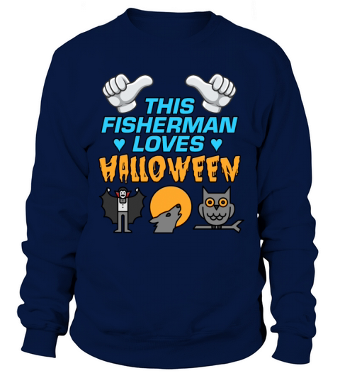 Halloween Fishing This Fisherman Loves Halloween S Women's Sweatshirt