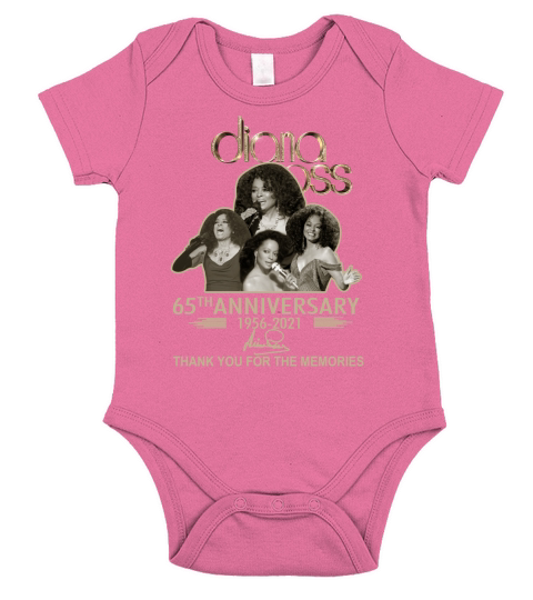 Diana Ross vintage print Short Sleeve Baby One-Piece