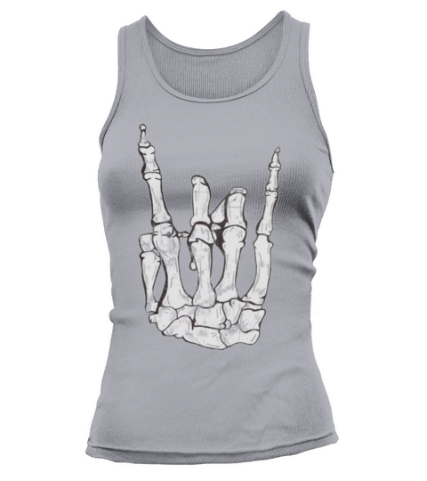 rocknroll skeleton hand Women's Tank Top
