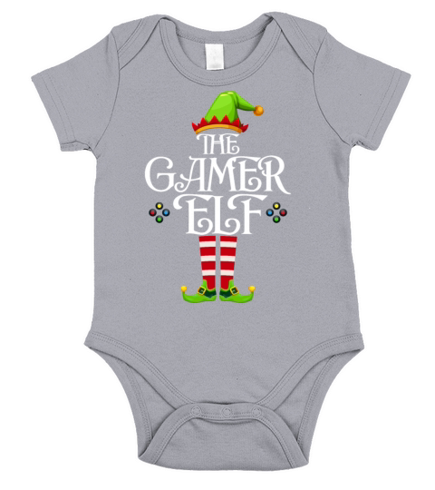 Im The Gamer Elf Family Matching Christmas Short Sleeve Baby One-Piece