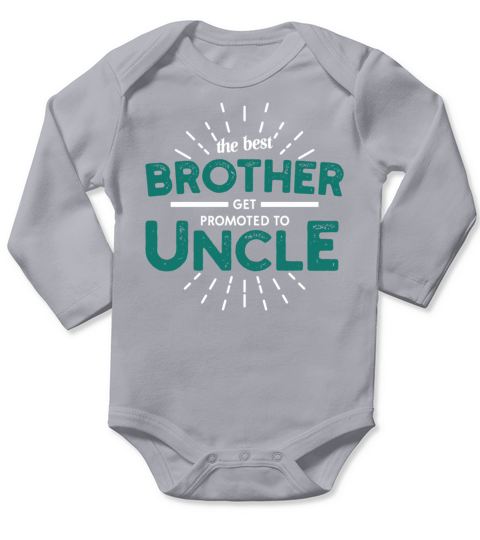 brother to be uncle Long Sleeve Baby One-Piece