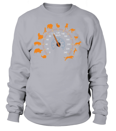 Animal Running Speedometer Runners Speed Limit Women's Sweatshirt