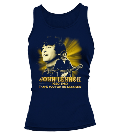 John Lennon 1940 1980 thank you for the memories signature Tank top Woman