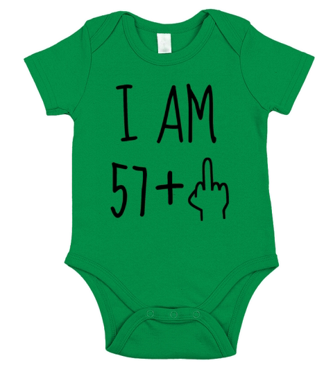 58th Birthday Gift Short Sleeve Baby One-Piece