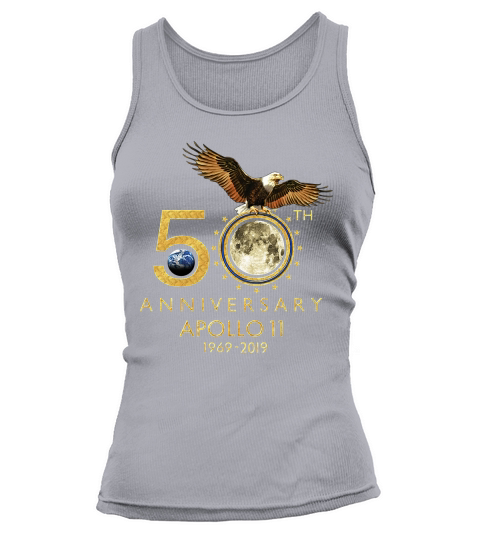 NASA 50 anniversary Apollo 11 1969 2019 Neil Armstrong Buzz Aldrin Michael Collins signature t-shirt Tank top Woman