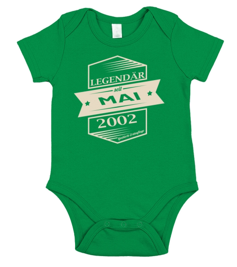 Birthday May 2002 German Short Sleeve Baby One-Piece