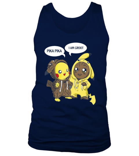 Pikachu Long Pika Je Suis Grot Tank Top Unisex