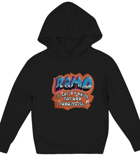 Ramo if art is a crime may god forgive me shirt Kids Hoodie