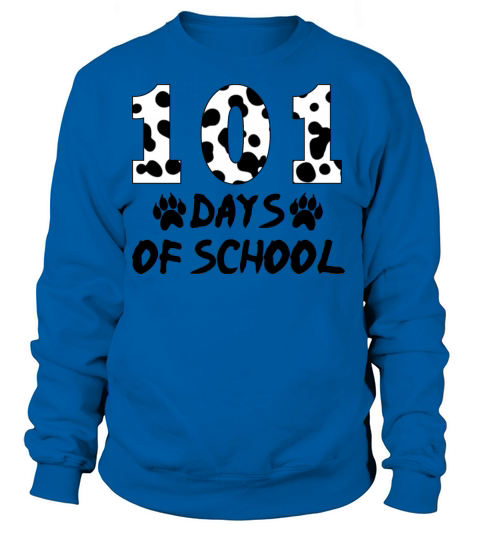101 Days Of School Dalmatian Dog Boys Girls 100 Women's Sweatshirt