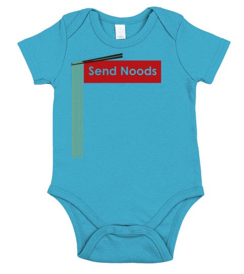 Send Noods Shirt Student Life Funny Noodle Shirt Short Sleeve Baby One-Piece