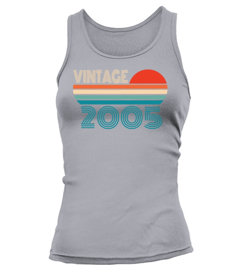 2005 Vintage born in Retro age Birthday gift idea Women's Tank Top