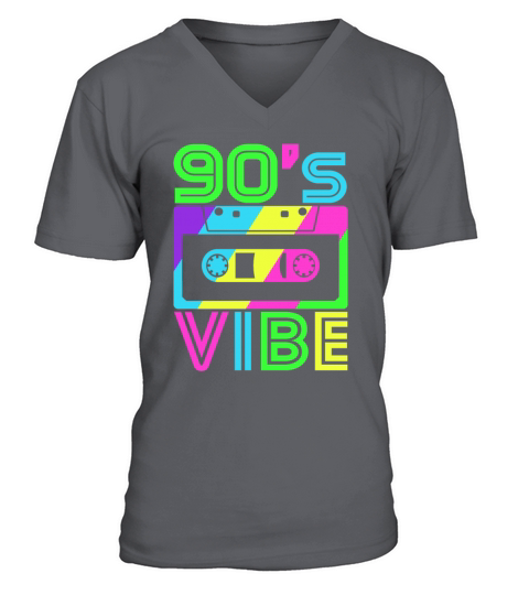 This Is My 90s Vibe Tee 80s 90s Party T-shirt Men's V-Neck T-shirt