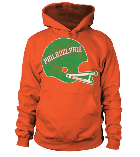 Vintage Throwback Philadelphia Football Helmet Women's Hoodie