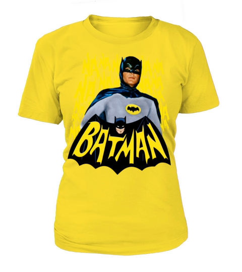 DC Comics Batman Vintage Actor Theme Song Women's T-Shirt