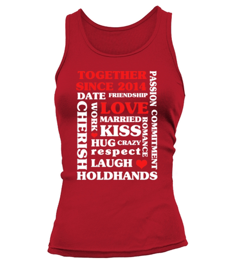 2014 Together Since 6 th Anniversary Gift Women's Tank Top