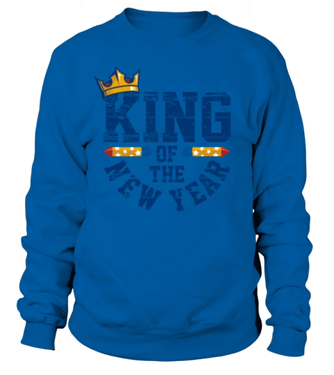King of the New Year fireworks Happy New Years Men's Sweatshirt