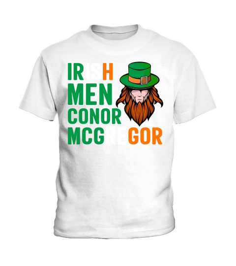 Irish men conor mcgregor Kids T-Shirt