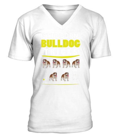 bulldogs V-Neck T-shirt
