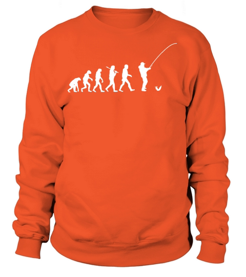 Evolution Fishing Fish Angle Fisher Angler Women's Sweatshirt