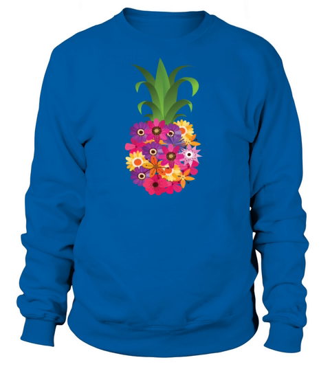 Flower Pineapple Cute Hawaii Beach Hawaiian Women's Sweatshirt