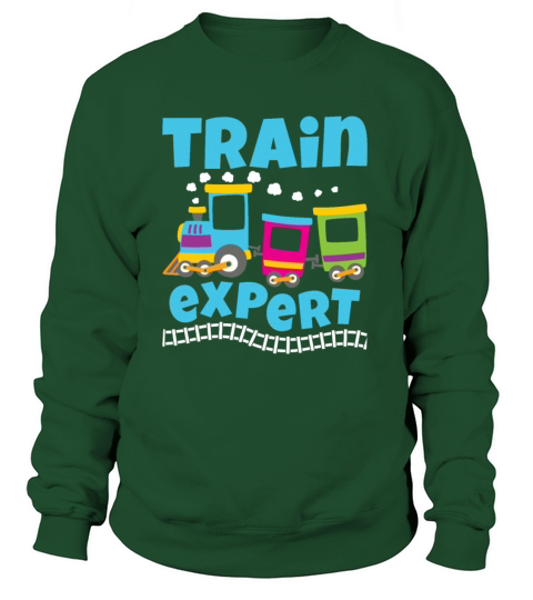 Train Expert Toy Trains Railroad Women's Sweatshirt