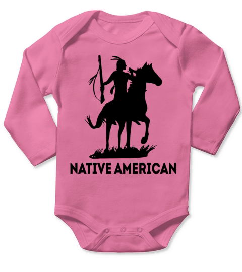native american Long Sleeve Baby One-Piece