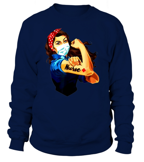 Strong nurse rosie riveter Women's Sweatshirt