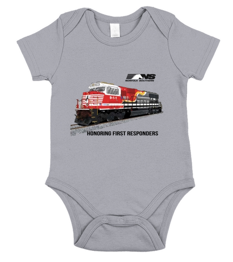 Daylight Sales Norfolk Southern First Responders Short Sleeve Baby One-Piece