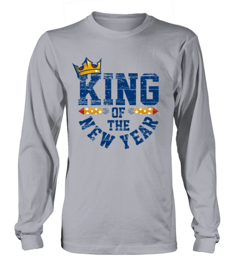 King of the New Year fireworks Happy New Years Women's Long Sleeve
