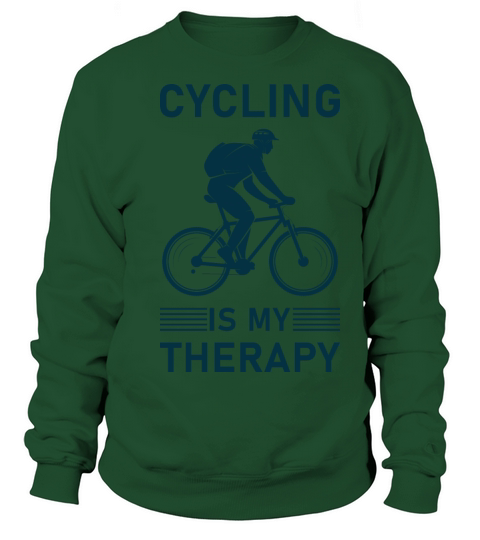 Cycling is my Therapy - Bike Riding Gift - Bicycle Women's Sweatshirt