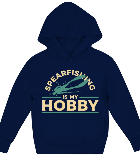 Spearfishing hobby Kids Hoodie