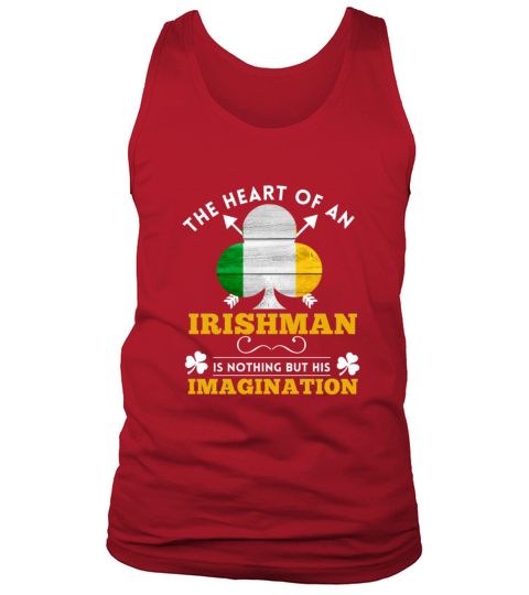 ST PATRICKS DAY THE HEART OF AN IRISHMAN Men's Tank Top