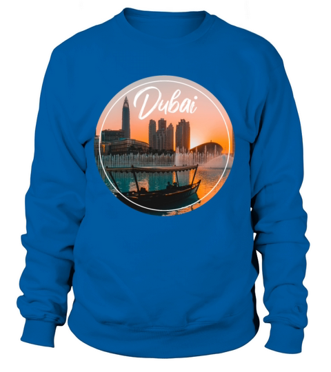 Sunny Dubai Skyline United Arab Emirates Women's Sweatshirt