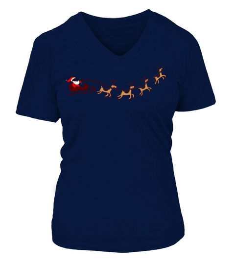 Christmas - Santa - December Women's V-Neck T-shirt