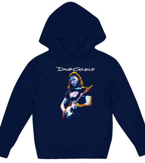 Popfunk David Gilmour Pink Floyd Guitar Kids Hoodie