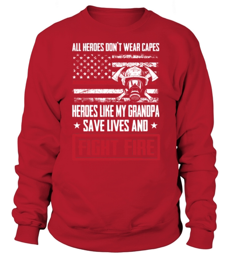 All Heroes Don t Wear Capes Heroes Like My grandpa Women's Sweatshirt