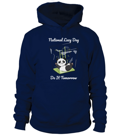 National Lazy Day Panda Women's Hoodie