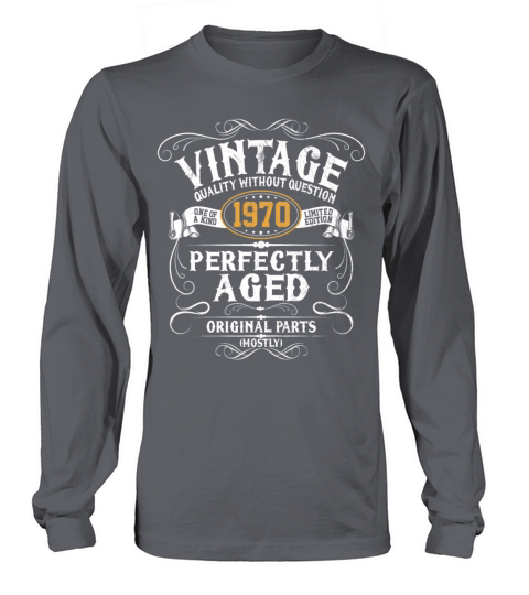 50th Birthday Gift Funny Vintage 1970 Women's Long Sleeve