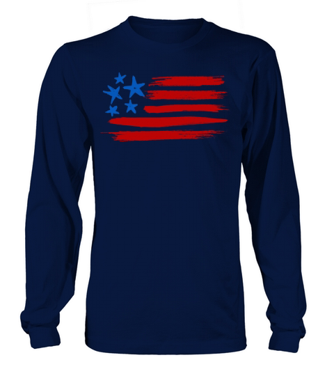 American flag Women's Long Sleeve